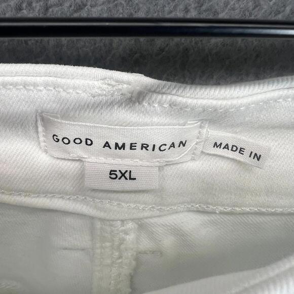 Good American Good Waist Crop Womens 5XL White EUC - Picture 3 of 8